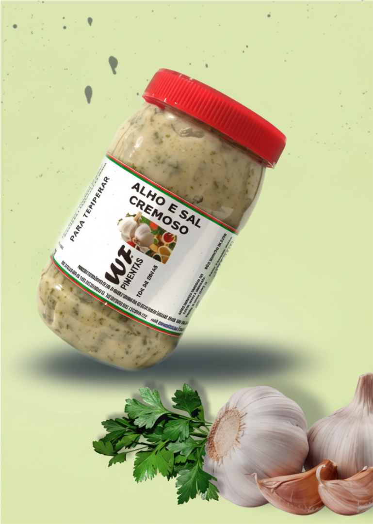 Tempero Alho e Sal Cremoso - 274g