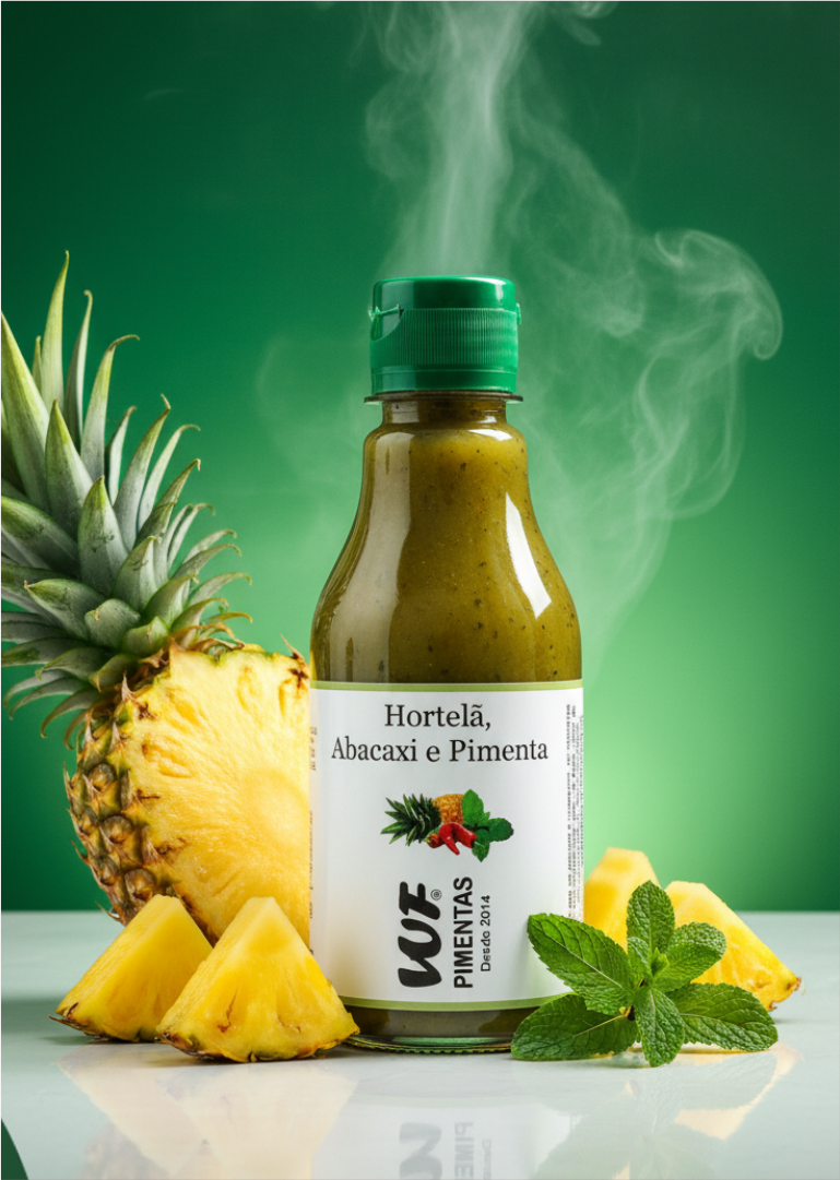 Hortelã, Abacaxi e Pimenta - 220ML